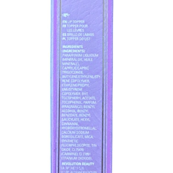 Disney Revolution The Little Mermaid Lip Topper 0.13 Oz Purple & Gold Box Cruelt - Picture 7 of 7